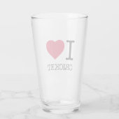 VERRE J'ADORE LE CRICKET (Dos)