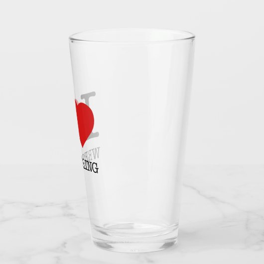 VERRE J'ADORE LE RESTREINTE (Gauche)