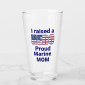 Verre "J'ai élevé un HERO, Prouve Marine Maman (Devant)