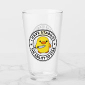 Verre J'Ai La Stabilité De Stab Funny (Devant)