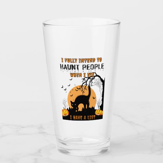 Verre J'Ai Pleinement L'Intention D'Haunter Les Gens - D (Devant)