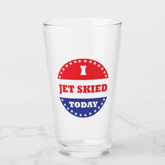 Verre J'Ai Ski Aujourd'Hui (Devant)