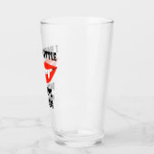 Verre J'Ai Un Petit Problème De Boisson Vampire Fangs (Gauche)