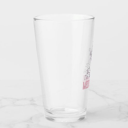 Verre J'ai une fonte - Drôle Snowman Design (Droite)