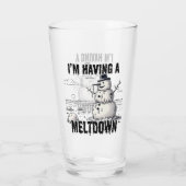 Verre J'ai une fonte, Snowman (Dos)