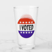 Verre J'ai voté (Dos)