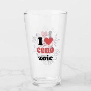 Verre J'aime Cénozoïque drôle de citation pour les scien