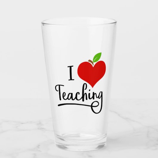 Verre J'aime Enseignant Enseignant (Devant)