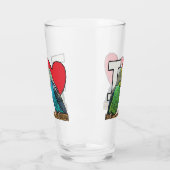Verre J'aime les copines (Gauche)