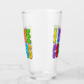 Verre J'aime les couleurs (Gauche)