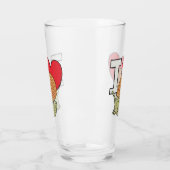 Verre J'aime les escargots (Gauche)