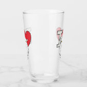 Verre J'aime les moutons (Gauche)