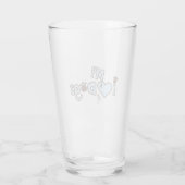 Verre J'aime mes chiens (Dos)