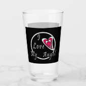 Verre J'aime mon Ange (Devant)