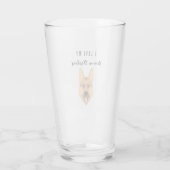 Verre J'Aime Mon Berger Allemand (Dos)