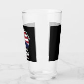 Verre J'aime quand je me réveille et Donald Trump mon pr (Gauche)