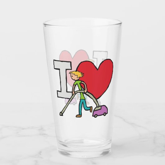 Verre J'Aime Vacuumer (Devant)