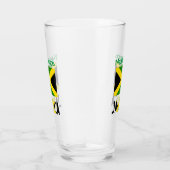 Verre Jamaïque Drapeau vert Personnalisation Boisson (Droite)