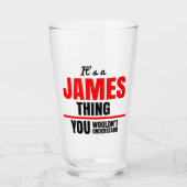 Verre James ce que tu ne comprendrais pas (Devant)