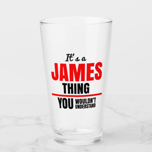 Verre James ce que tu ne comprendrais pas (Devant)