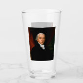 Verre James Madison le 4ème président : Amérique colonia (Devant)
