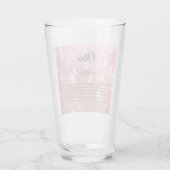 Verre Janvier Birthstone Garnet design (Dos)