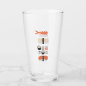 Verre Japonais Sushi Nigiri Maki (Devant)