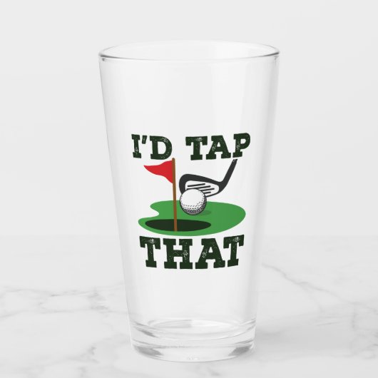 Verre J'Appuierais sur ce terrain de golf (Devant)