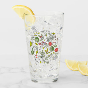 Verre Jardin Fleur sauvage botanique