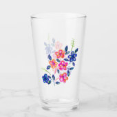 Verre Jardin fleuri (Devant)
