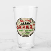 Verre Jardin frais AJOUTER LE NOM Localement Cultivé Far (Devant)