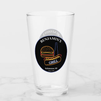 Verre Jardin Grill avec Burgers Hot Dogs Bière