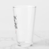 Verre Je bois et je sais des choses (Gauche)