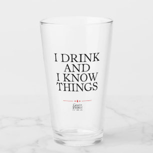 Verre Je bois et je sais des choses