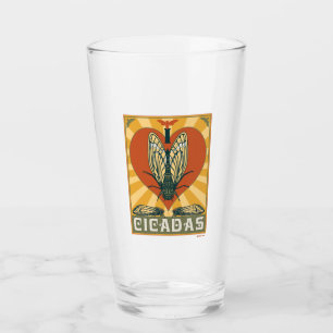 Verre Je Coeur Cicadas