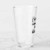 Verre "Je corrige ta grammaire en silence" drôle (Droite)