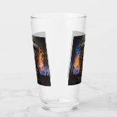 Verre Je danse où le diable marche (Gauche)