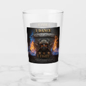 Verre Je danse où le diable marche (Devant)