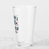 Verre Je discute comme une fille Essayez de continuer à (Gauche)