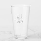 Verre Je fais de l'équipage (Dos)