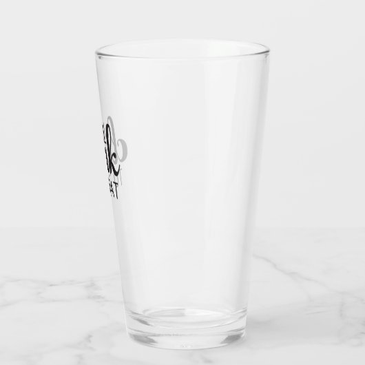 Verre Je m'accroche à ça (Gauche)
