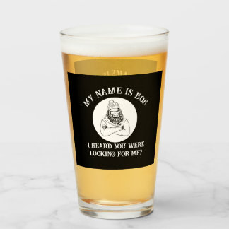 Verre Je M'Appelle Bob Bigfoot Vous A Trouvé Bière