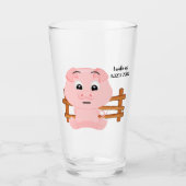 Verre Je Me Suis Réveillé Comme Ce Joli Cochon Rose (Devant)