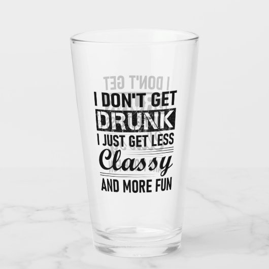 Verre je ne me soûle pas je deviens juste moins classe e (Dos)