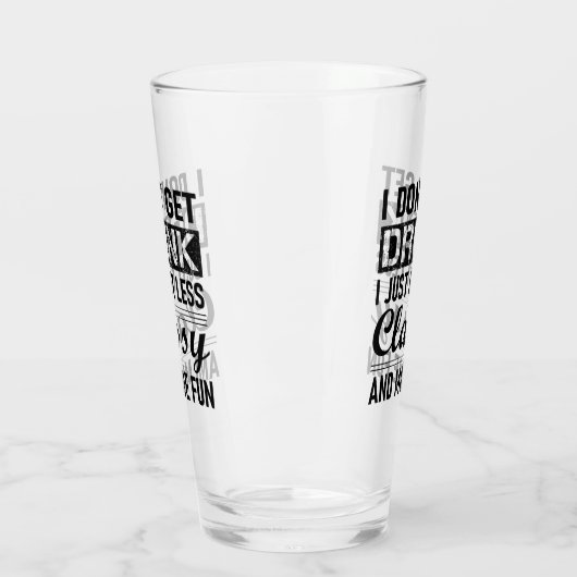 Verre je ne me soûle pas je deviens juste moins classe e (Gauche)