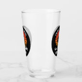 Verre Je ne suis pas anti-social Noir noir (Gauche)