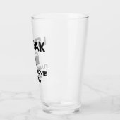 Verre Je parle des citations de films fluides (Gauche)