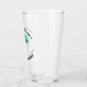 Verre Je pêche parce que l'adultère est... - Bière de pê (Gauche)