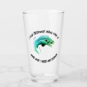 Verre Je pêche parce que l'adultère est... - Bière de pê (Devant)