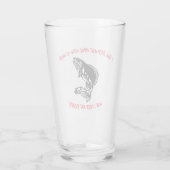 Verre Je pêche parce que l'adultère est difficile... - P (Dos)